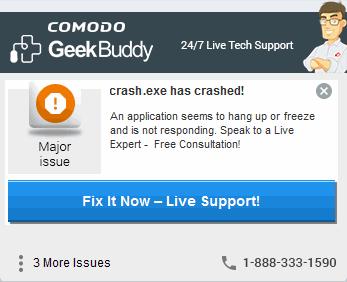 Click 'Fix it Now - Live Support' to connect with a GeekBuddy