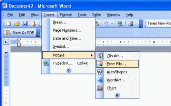 Inserting an EMF file into Word Document EMF files are designed to be portable between applications and a common use for these files is to be inserted into other documents. 1.