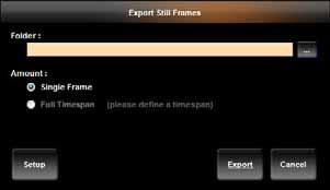 Exporting Evidence Exporting Still Images (individual frames) Rather than full-motion video, you may want to export a still image or series of still images from Ocularis Client/Client Lite.