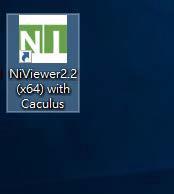 double click shortcut named NiViewer2.