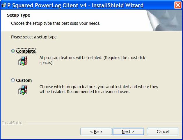 If you are installing from a downloaded file, locate the PLClient.