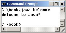 animation Trace a Program Execution // This program prints Welcome to Java!
