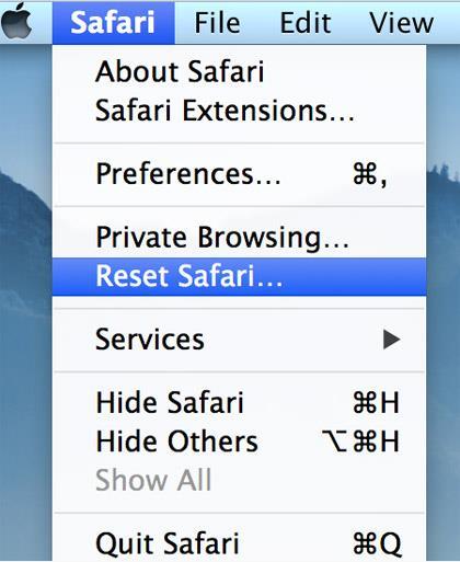 My Internet Connection Browsing 5/7 Resetting your browser settings Safari 3.