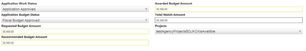 Checking the Status of a Grant The status tab allows you to edit and check the status of the grant. Click on the Status Tab to do this.