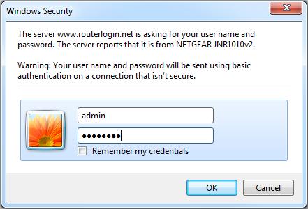 Log In to Your Router After Installation When you first set up your router, NETGEAR genie automatically starts when you launch an Internet browser on a computer that is connected to the router.