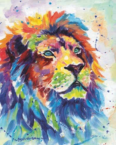 Colorful African Lion PGC in sizes 0x8