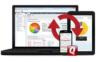 Quicken and QuickBooks Choose the checking/savings/credit card accounts you want to see.