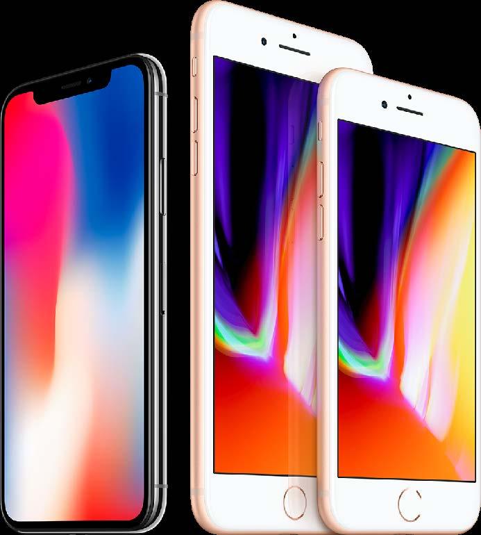 Mobile Devices - iphone iphone X - 5.8 Screen iphone 8 Plus - 5.