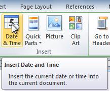 To insert a header or footer: Click Insert tab Click either the Header or Footer command and look at the menu Blank inserts a blank header or footer.