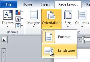 Page Layout Select the text you wish to change, and choose one of the four alignment options: Left,