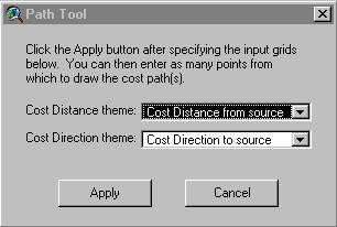Enter points on-screen in view display by clicking the left button of mouse, the shortest paths between
