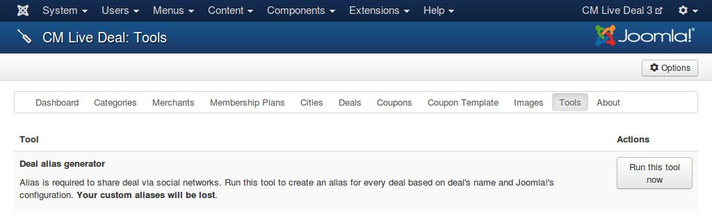 CHAPTER 14 Tools Tools is available since version 1.2.0. You can find it in the component s menu.