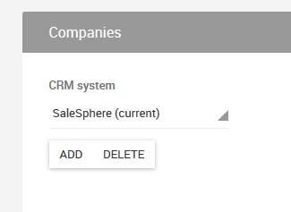 The prerequisite for this is the license: SaleSphere "Enterprise". In addition, the corresponding interfaces to the respective third party system must be available.