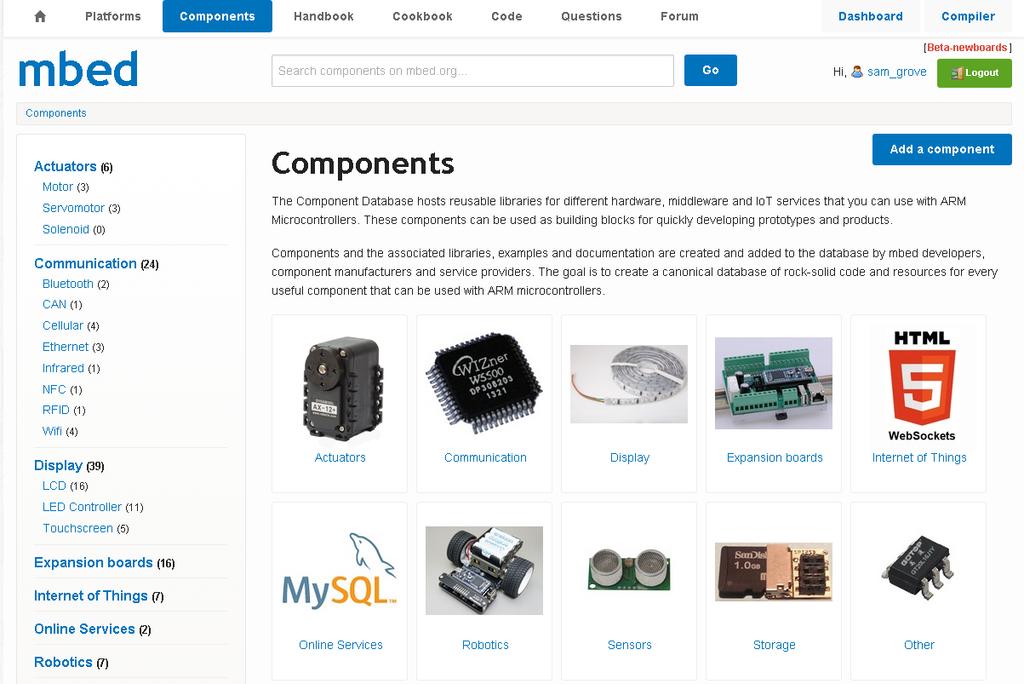 Component Database Components are portable