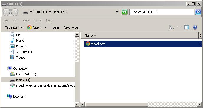 Creating an Account Registration 1. Connect a mbed platform to a Windows / Mac / Linux computer 2.