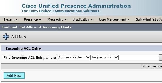 In this configuration, the Imagicle Presence Service connects to Cisco Presence Server. You must enter the Presence server Ip address in the Imagicle Presence Service configuration page.