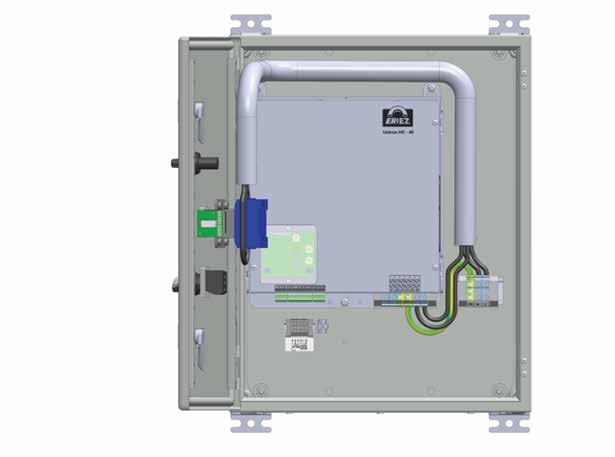 Enclosed version NEMA 4 (IP65) X3 Customer Mains Input Connections X2 Customer Control Connections Function The operating principle of the device is based on a controllable output voltage with