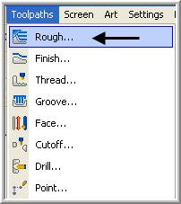 Click on the Toolpath parameters tab or the Face parameters tab as shown below: As you can see, all the toolpath settings (parameters) are available
