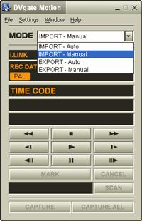 Usig Video software 3 Click the dow arrow ad select Import-Auto from the Mode drop-dow list.
