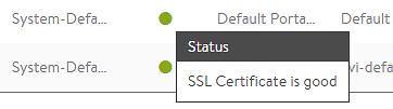The rating is a quick and easy way to assess the results of the cipher settings. SSL Certificates Within Templates > Security > SSL Certificates, Avi Vantage displays all the certs that are available.