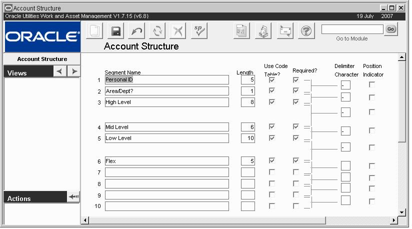 Administration Chapter 9 Account Structure Using the Account Structure module, you can define what your company s account structure looks like.