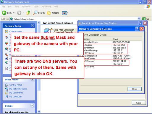 If you don t know the DNS server, you can use the same settings as the Default Gateway. 4.
