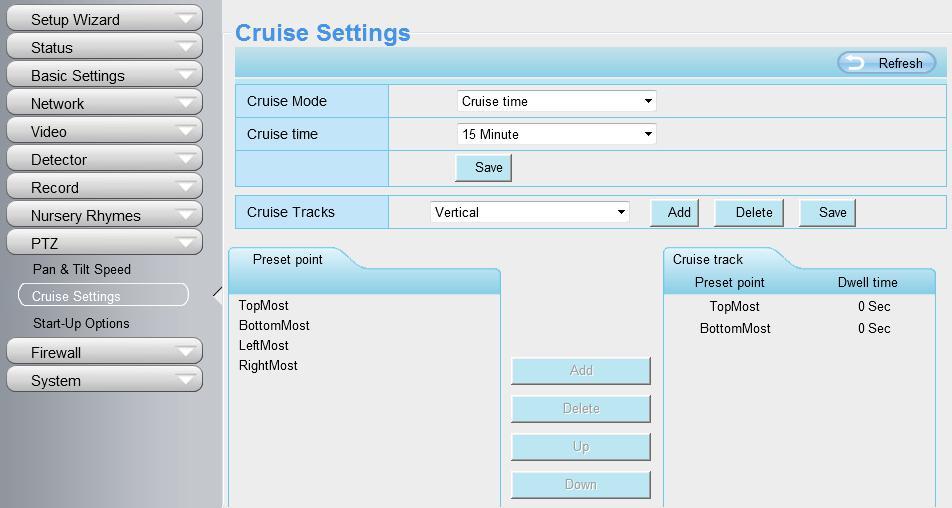 Setting the Cruise Mode There are two cruise mode: Cruise time and Cruise Loops.