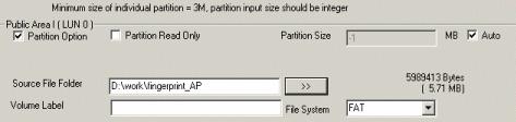 3. Two disk partitioning: The first one is public disk and the other is security disk.