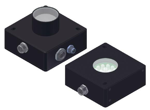 SPECTRO-3- -ANA Color sensors of SPECTRO-3-ANA Series (Analog) Type Object distance/ Measuring range (typ.) Size of light spot/ Detection range (at distance, typ.