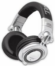 Entry Level DJ Headphone -K (Black) RP-DJ300E-S Swivel Housing for Single-Side Monitoring Silver (-S) 10-27 (Hz - khz) Cord
