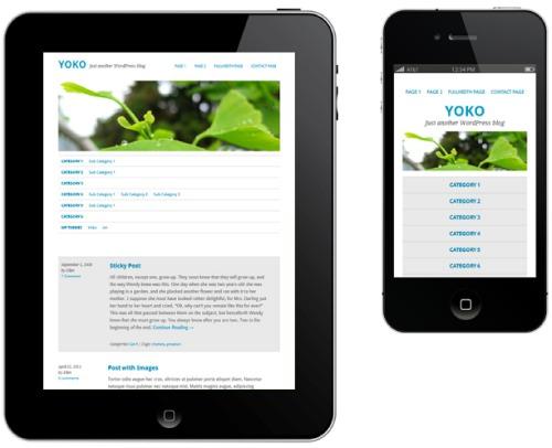 Not Just a Pretty Face Easy to update Responsive (mobile, tablet