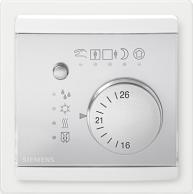 white/ metallic silver 5WG1 254-2KB13 platinum metallic 5WG1 254-2KB43 The room temperature controls UP 237K and are especially designed for usage in rooms which are heated and/or cooled and whose