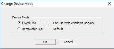 Choose Fixed Disk and click