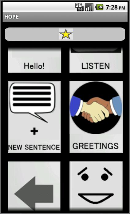 sentences, and speech-to-text functionality. These features are explained under the Communication section in this manual.