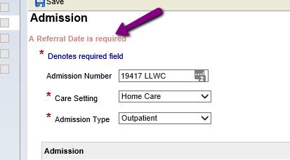 Check off admission step Complete the contract, resident rights and Authorization for release of information steps Remember they can sign on the screen with mouse Under Billing step, please highlight