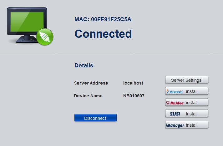 0 standard, system protection software McAfee and system recovery software Acronis are not installed by default.