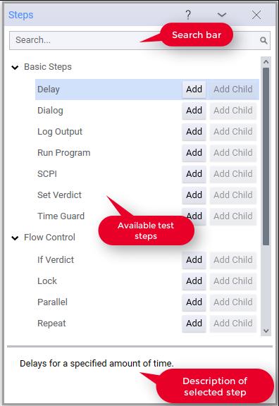 test plan formed by some test steps. 1. Click the icon in the Test Plan panel or press Ctrl + T: 2.