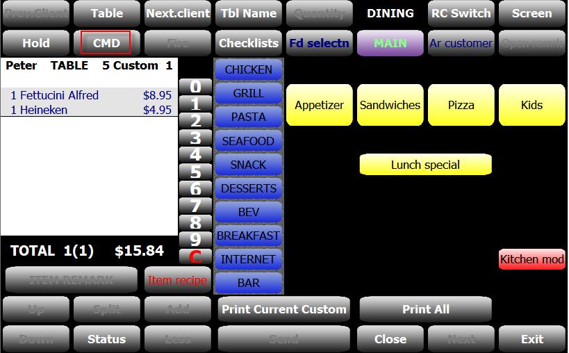 Using Redistribution for Guest Checks The REDISTRIBUTION function is the simplest way to deal with tables with multiple checks on them.