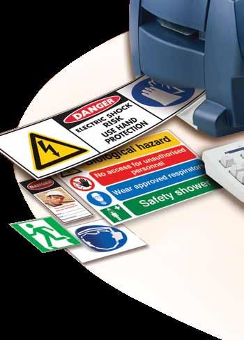 DO-IT-YOURSELF SINMKIN PROFESSIONL SINS & LELS T YOUR FINERTIPS Create all your safety and facility signage quickly, easily and cost-effectively with rady s complete line of DIY printers, high