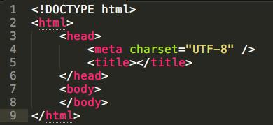 AN HTML