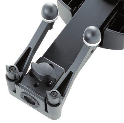 ** when not attached to tripod. Tripod mount adapter 1/4" and 3/8" screw holes ALX S8 1.