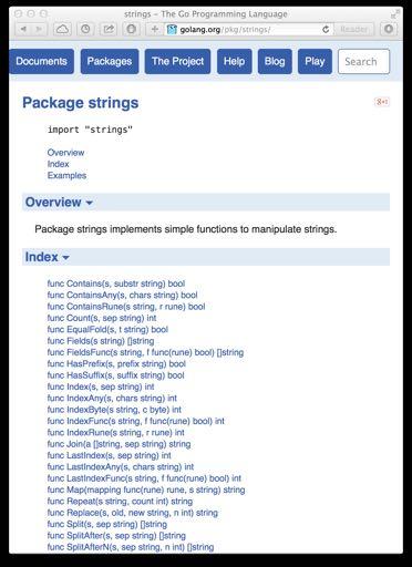 strings Package Contains many built-in string
