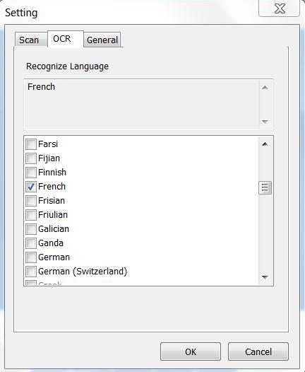 Click the OCR tab o Select the language(s) of the text to recognize (you can select up to 8