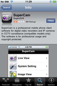 Step 3: Click SuperCam, enter into introduce interface and click FREE, it will change into INSTALL Step 4: Enter