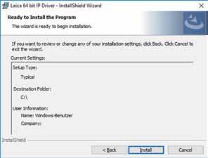 Install the IP printer driver and help files Fig. 4 0.