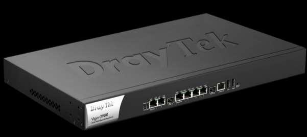 DrayTek Vigor 3900 Technical Specifications WAN Protocol Ethernet PPPoE, PPTP, DHCP client, static IP, L2TP*, Ipv6 Multi WAN Outbound