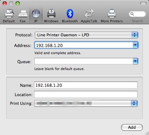 4.1 Using LPR connection 4 % When the printer driver is displayed, go to Step 14. % When the printer driver is not correctly displayed, go to Step 13. 13 Manually select the printer driver.