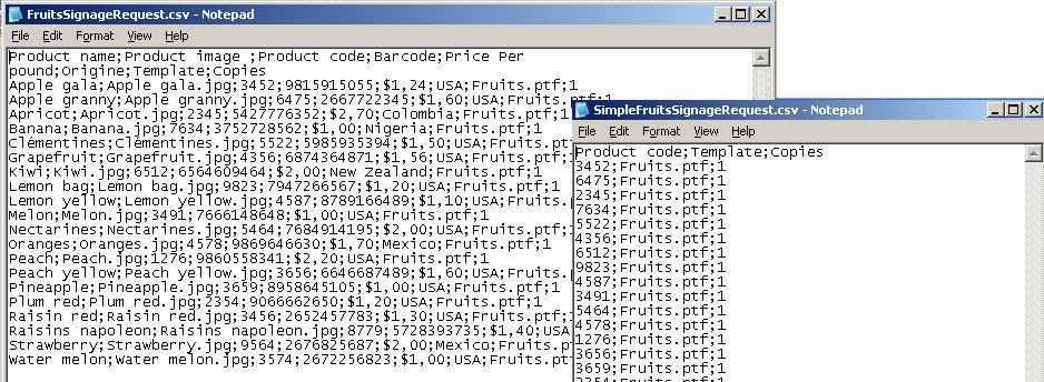 Format of a Batch command file: Format of a Batch command file: Illustration [25] Batch command file:.csv file The batch command file is a.csv or.txt file.