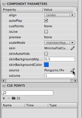 15. In the Properties panel, find Component Parameters (you might need to click the name to open it).