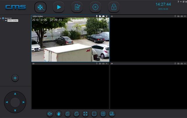 CMSClient Operations CMSClient (Windows Software) Preview: View up to 64 cameras at one time Playback: Allows you to search for previous recordings Log: Check what events have occurred on each camera